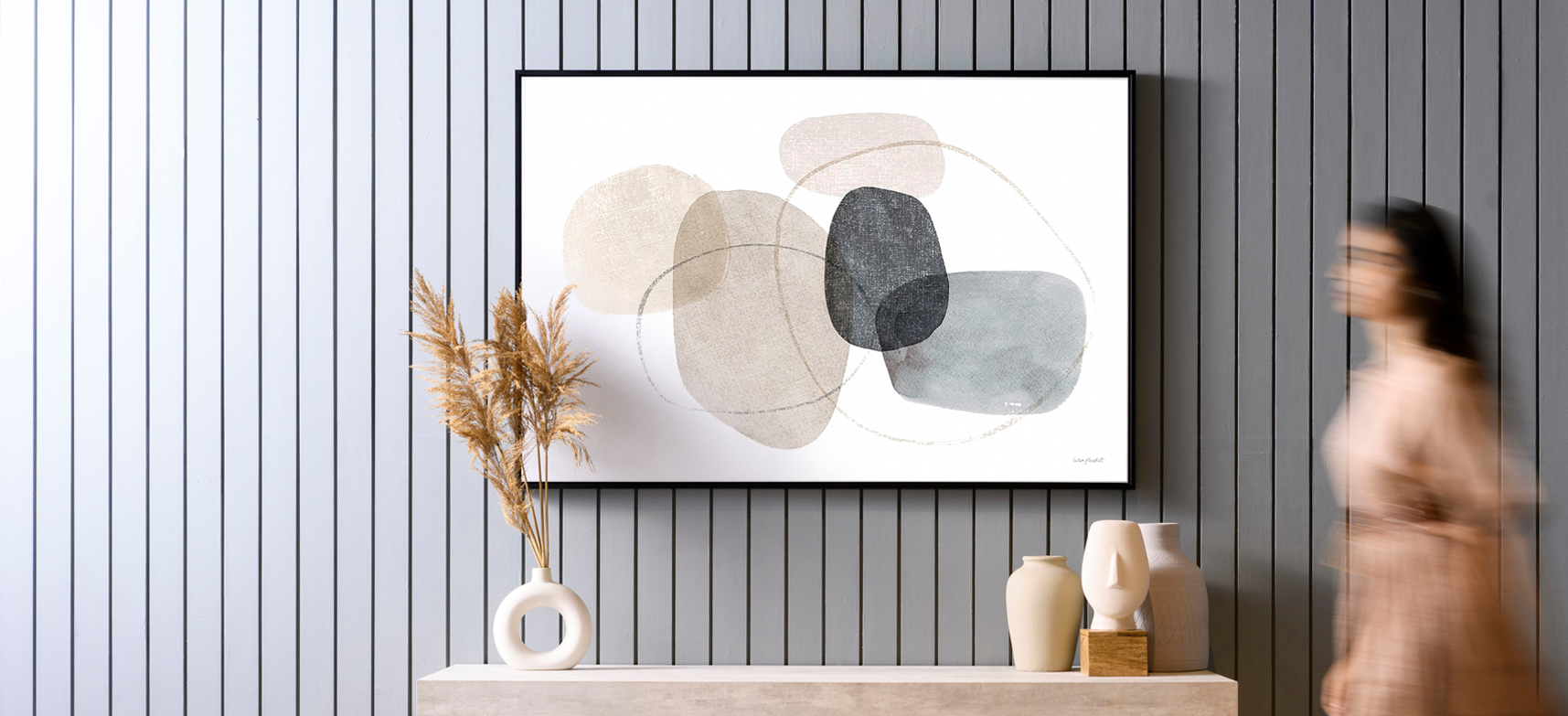 Framed Art Print On Canvas