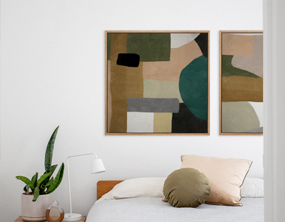 Jade Way I & II Wall Art 